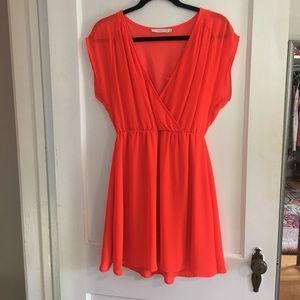 Bright Short Sleeve Lush Dress